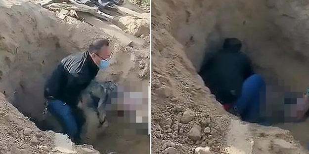Çin’de bir adam engelli annesini diri diri gömdü! 3 gün sonra...