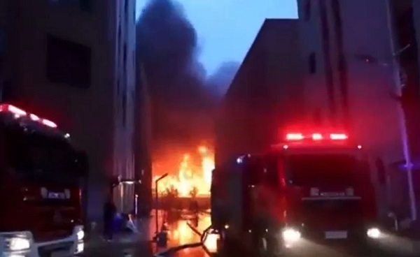 Çin'de bir fabrika alev alev yandı: 36 ölü