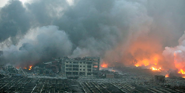 Çin’de dev patlama