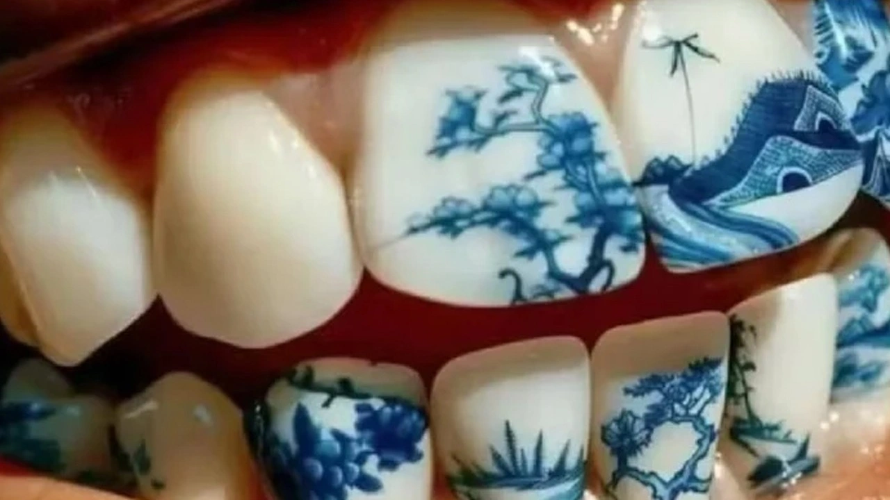 Çin'de diş dövmeleri trend oldu! Talep yağıyor... Bu kadarı da artık fazla dedirtti