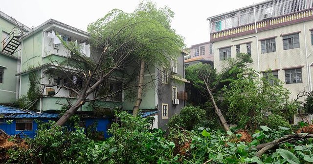 Çin'de fırtınadan dolayı 400 bin kişi tahliye edildi