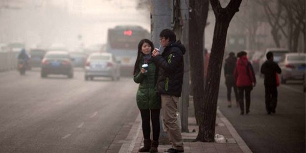 Çin'de sarı alarm verildi