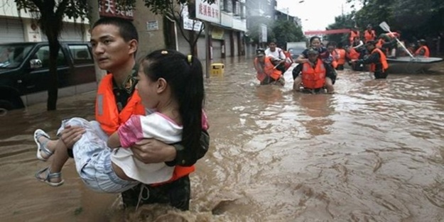 Çin'de sel felaketi 134 can aldı