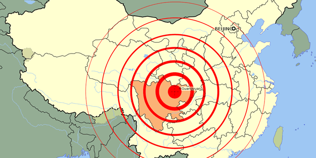 Çin'de şiddetli deprem