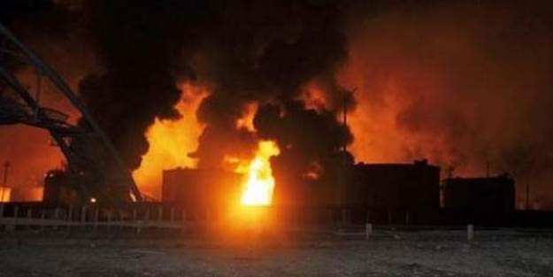 Çin'de şiddetli patlama