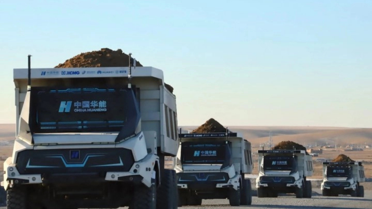 Çin’den madencilikte devrim: Otonom dev kamyon filosu sahada!