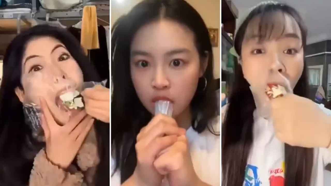 Çin'den mide bulandıran akım: Zayıflamak için plastiğe sığındılar!