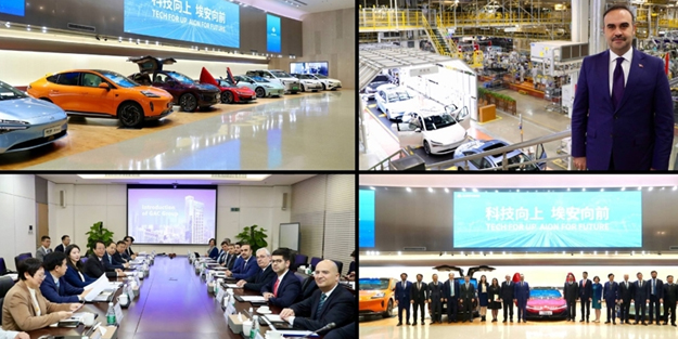 Çin'den Türkiye'ye yatırım devam edecek! Bakan Kacır'dan Çin ziyareti: Elektrikli otomotiv firmaları davet ettik!