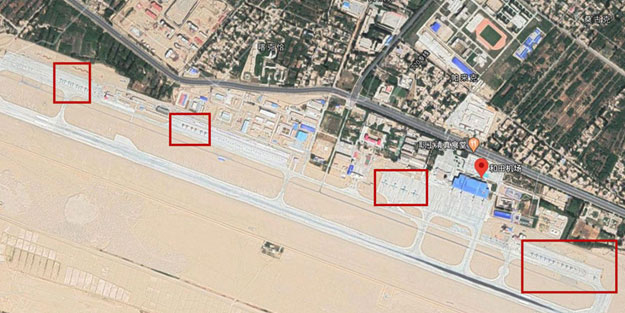 Çin’den yeni Doğu Türkistan hamlesi! Savaş uçakları bölgede