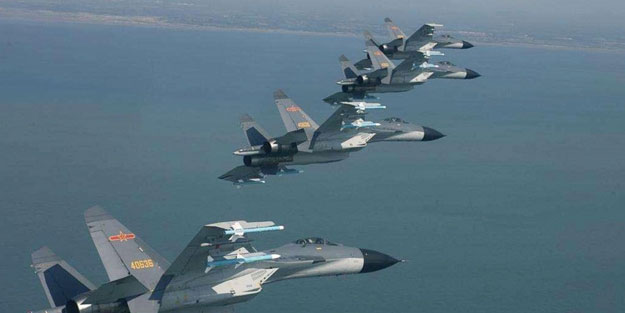 Çin'e ait savaş uçakları Tayvan hava sahasına girdi