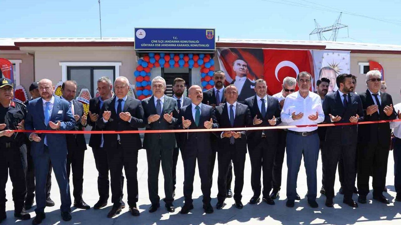Çine OSB’de güvenlik kalkanı! 3 kritik tesis aynı anda açıldı
