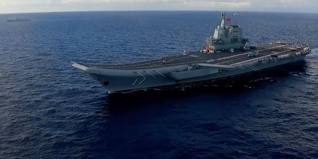 Çin'in uçak gemileri büyük dikkat çekiyor! Tartışmalı bölgede göründüler