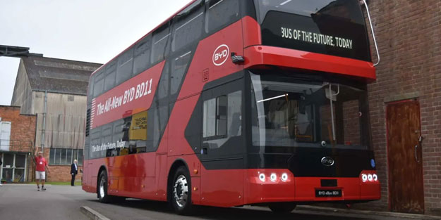 Çinli BYD'den yeni elektrikli otobüs! Menzili beklenenin ötesinde