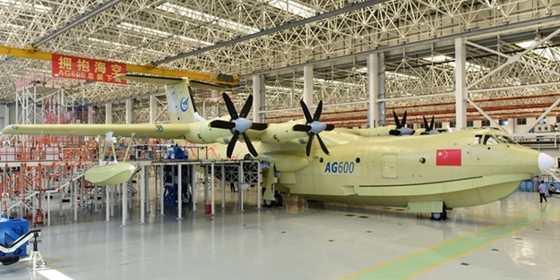 Çinliler dünyanın en büyük deniz uçağını üretti