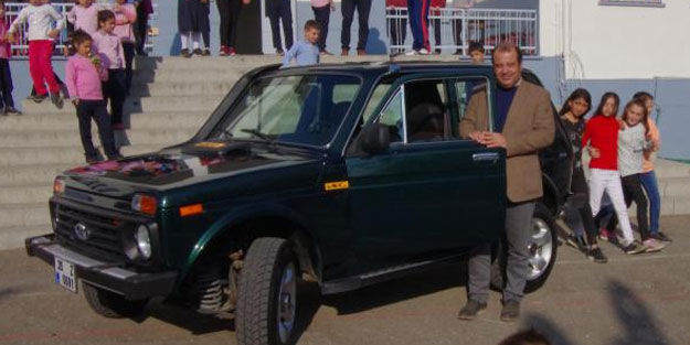 Cipini ortaokula bağışladı