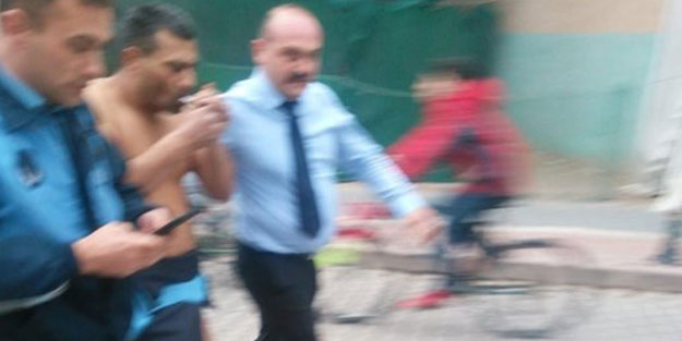 Çıplak gezen adamı gören zabıta harekete geçti!