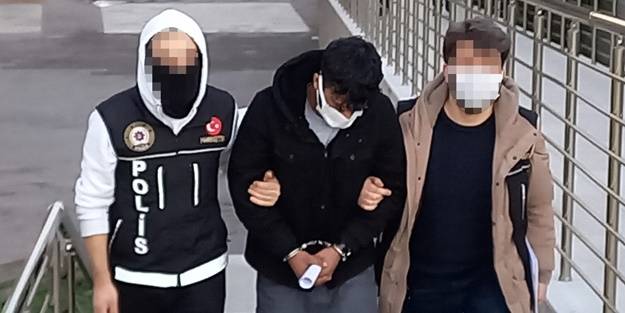 Cips pakedinin içinden çıktı! Tutuklandı