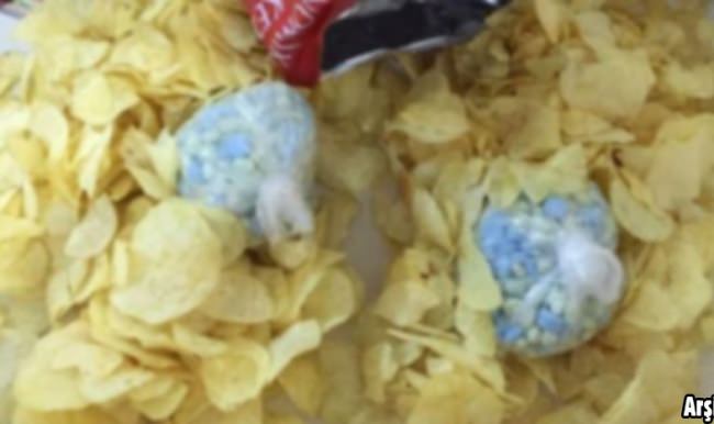 Cips paketinde uyuşturucu sevkiyatı!
