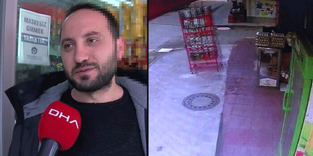 Cips standı kaçtı, sahibi kovaladı