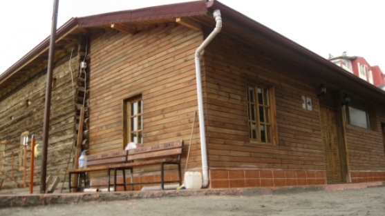 Çivisiz ahşap cami, İskilip'e kuruldu