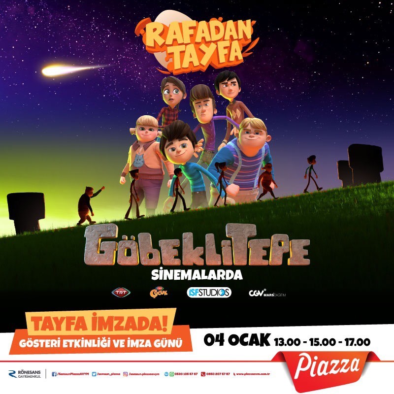 Çizgi film karakterleri Samsunlu çocuklarla buluşacak 