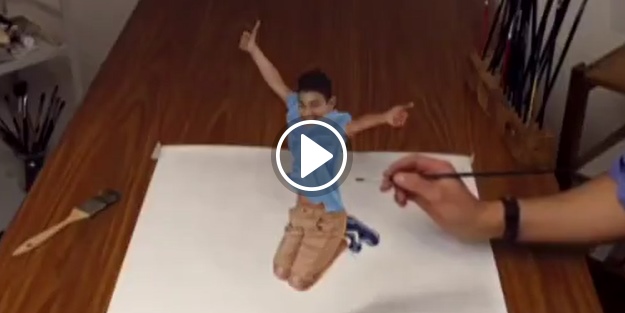 Çizim olduğuna inanamayacaksınız! Aşırı gerçekçi!