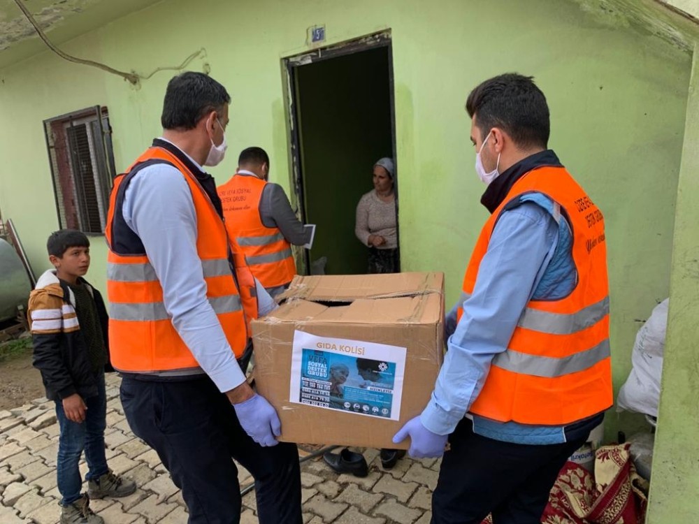Cizre Vefa Sosyal Destek Grubu çalışmalarına devam ediyor 