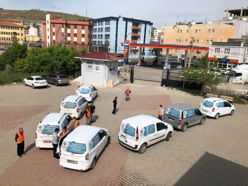 Cizre Vefa Sosyal Destek Grubu çalışmalarını sürdürüyor 
