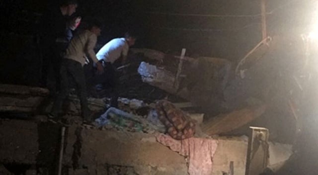 Şırnak'ta 2 katlı ev çöktü: 2 kişi öldü