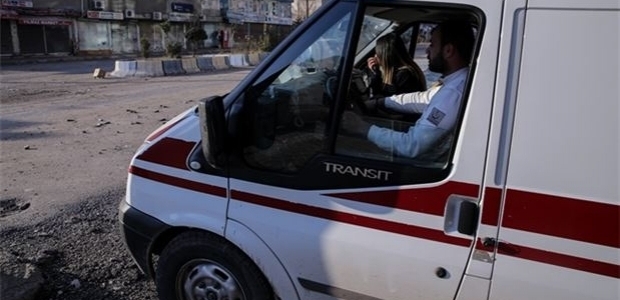 Cizre'de hainler ambulanslara tuzak kurdu