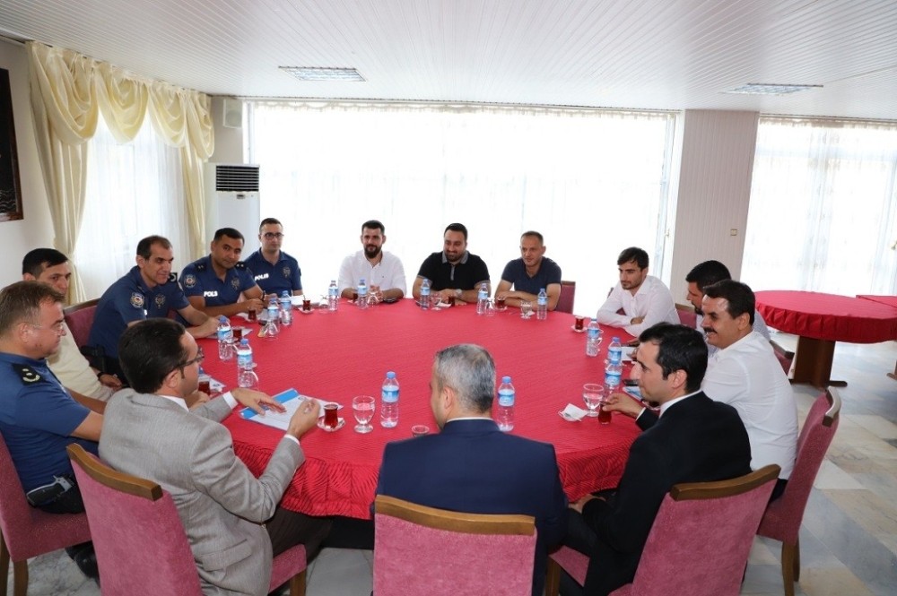Cizre’de spor güvenlik kurulu toplantısı yapıldı 