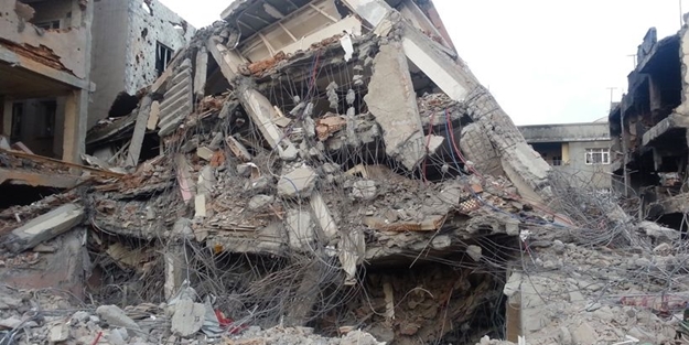 Cizre'deki 23 numaralı 'bina' görüntülendi