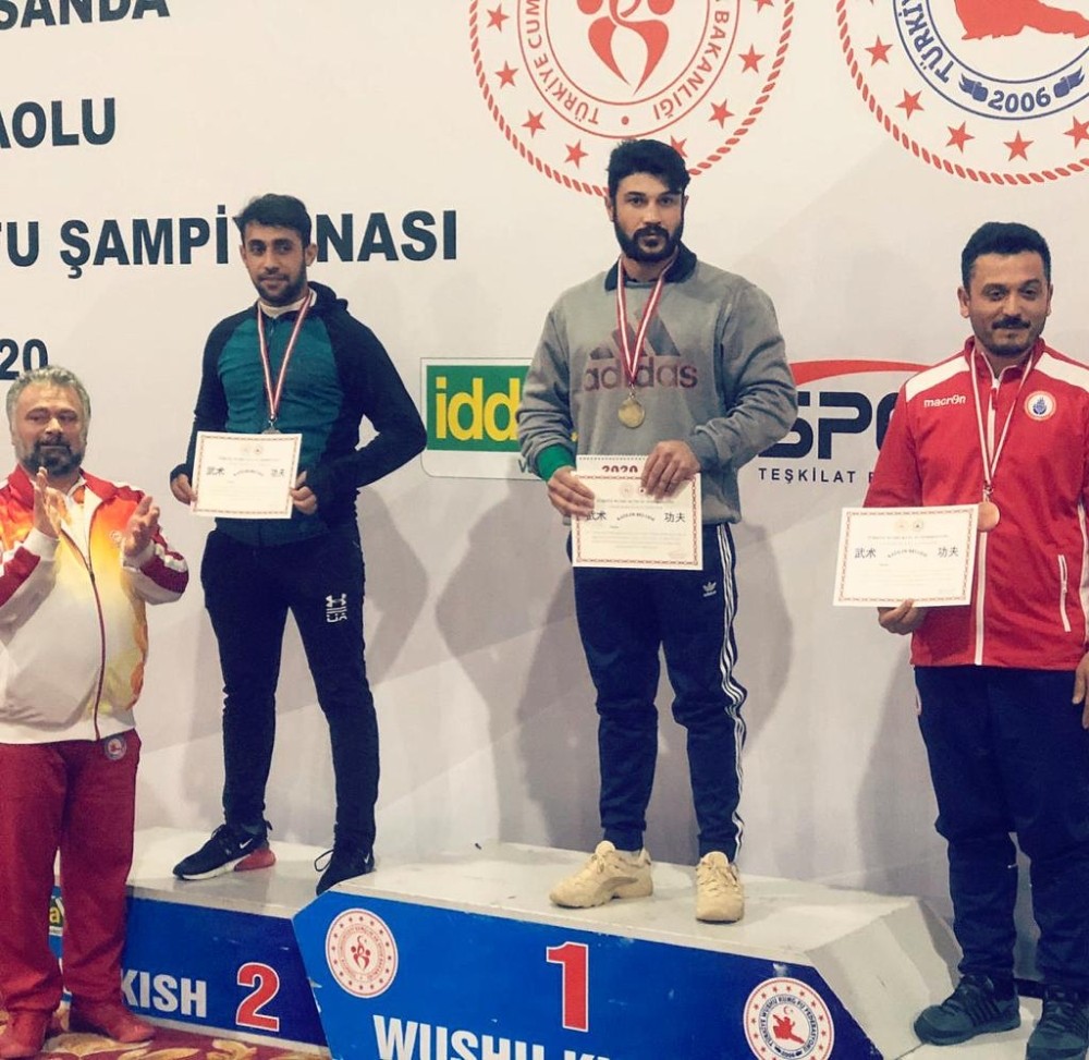 Cizreli Cudi Çelik, Türkiye wushu kung fu şampiyonu oldu 