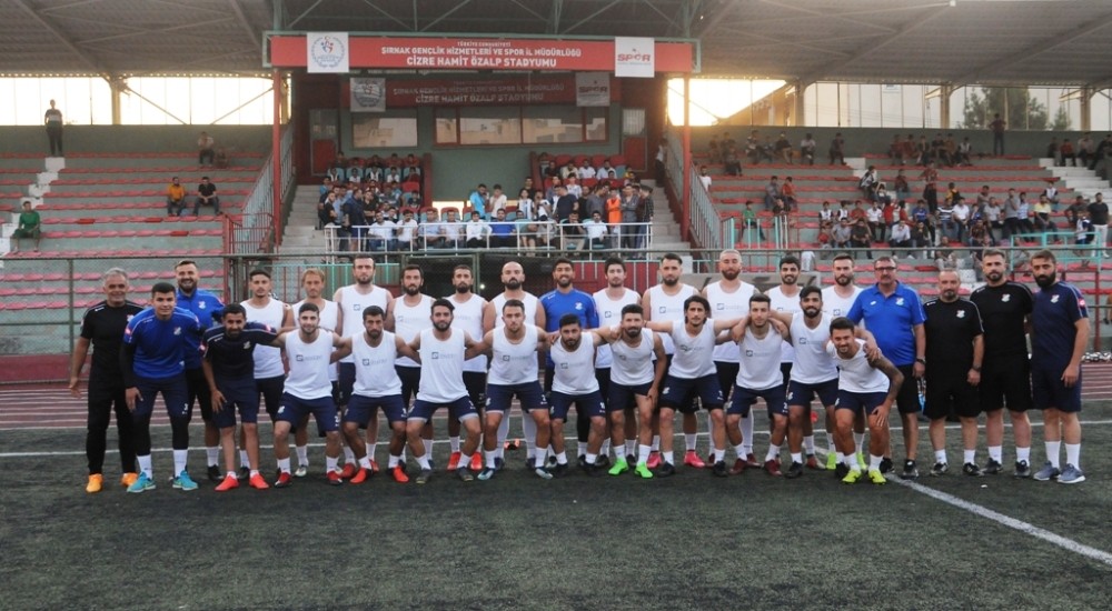 Cizrespor’da Kemerspor 2003 maçı hazırlıkları 