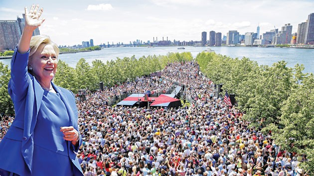 Clinton’dan seçim startı