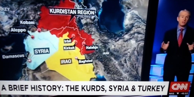 CNN skandal ‘Kürdistan’ haritasını savundu!