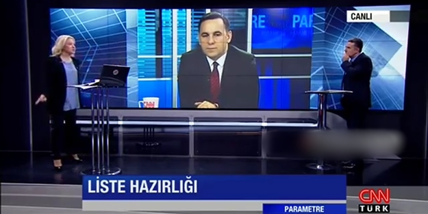 Canlı yayında kavga ettiler!../VİDEO