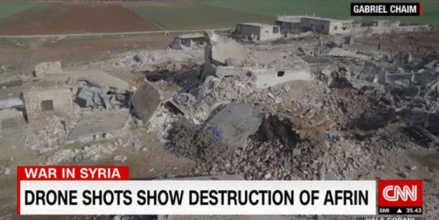CNN yine bildiğiniz gibi! 'Türk askeri yok ediyor'