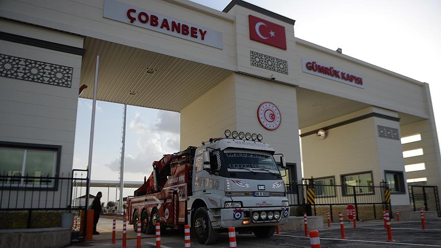 Çobanbey Sınır Kapısı yeniden açıldı