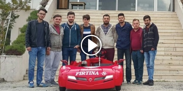 Çocuk karyolasından araba yaptılar