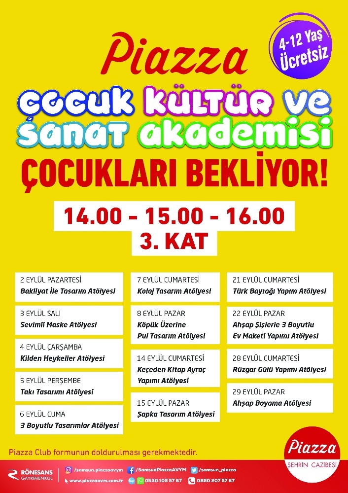 Çocuk Kültür ve Sanat Akademisi başlıyor 