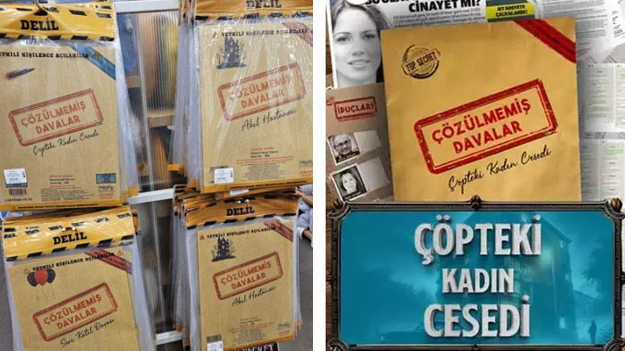 Çocuklar için 'cinayet' temalı oyun!