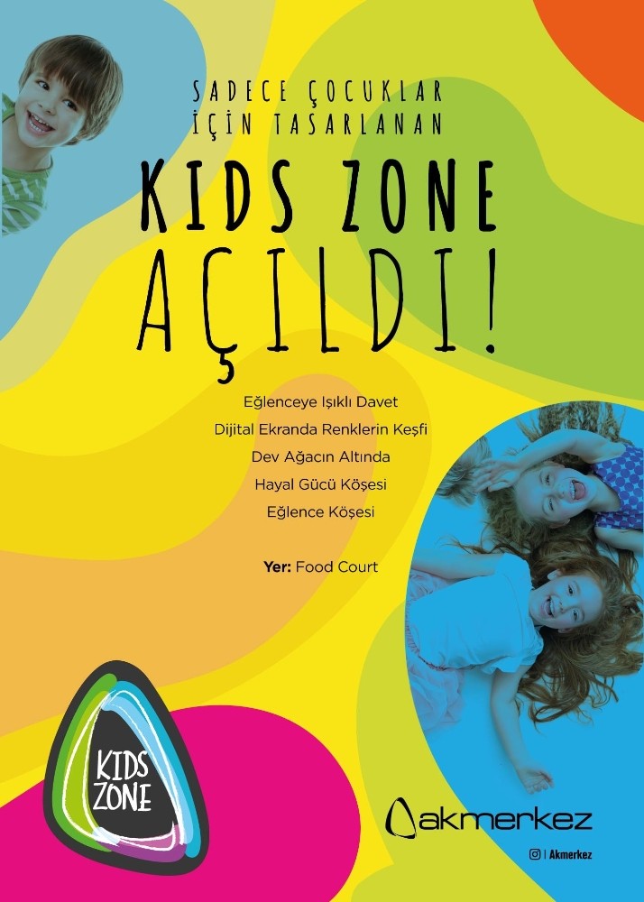 Çocuklar için tasarlanan Kids Zone açıldı 