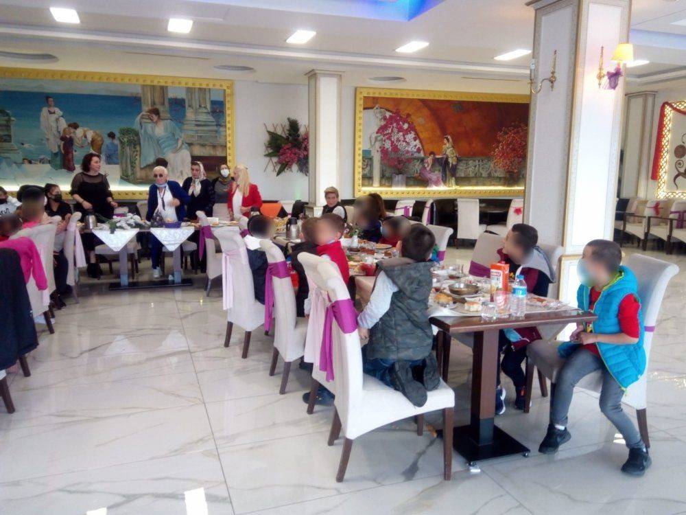 Çocuklara büyük heyecan