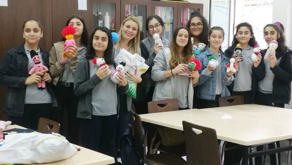 Çocuklara geri dönüşümden oyuncak 