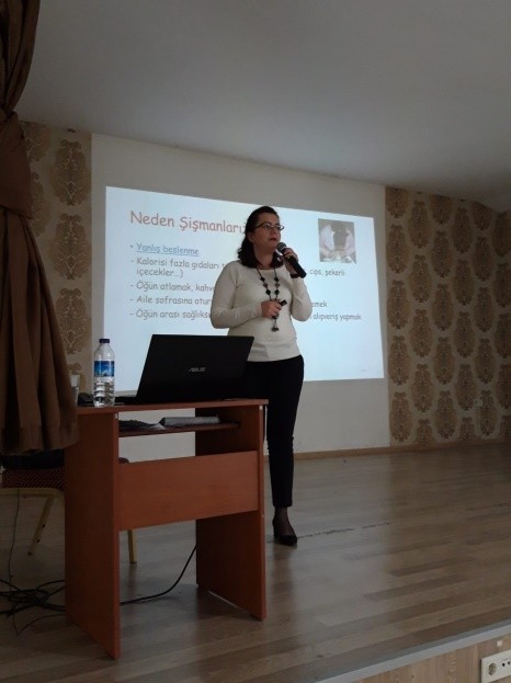 Çocuklara obezite anlatıldı 