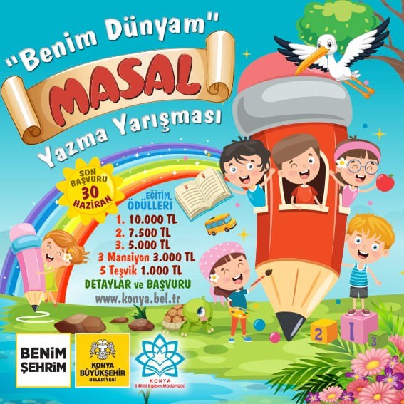 Çocuklara yönelik masal yazma yarışması 