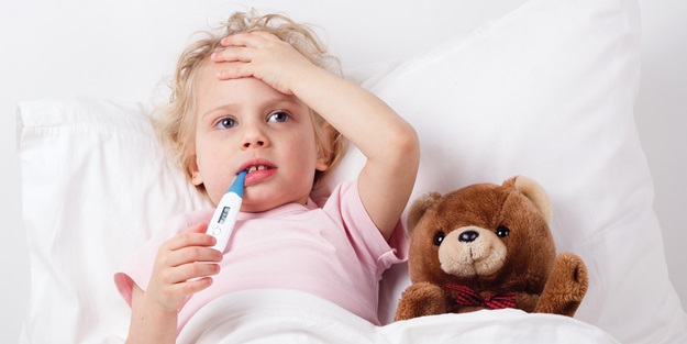 Çocuklarda yüksek ateşe dikkat!