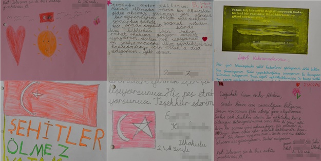 Çocuklardan askere mektup...