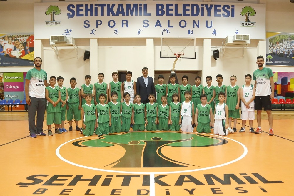 Çocuklardan basketbola büyük ilgi 
